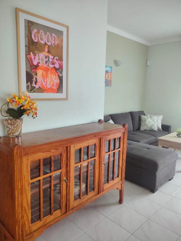 A seating area at Casa Dorada