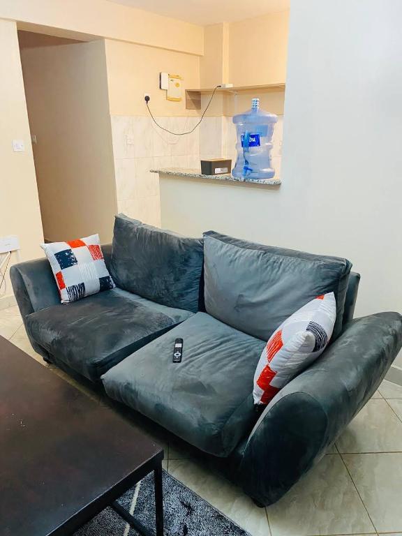 Posezení v ubytování M&J Homes