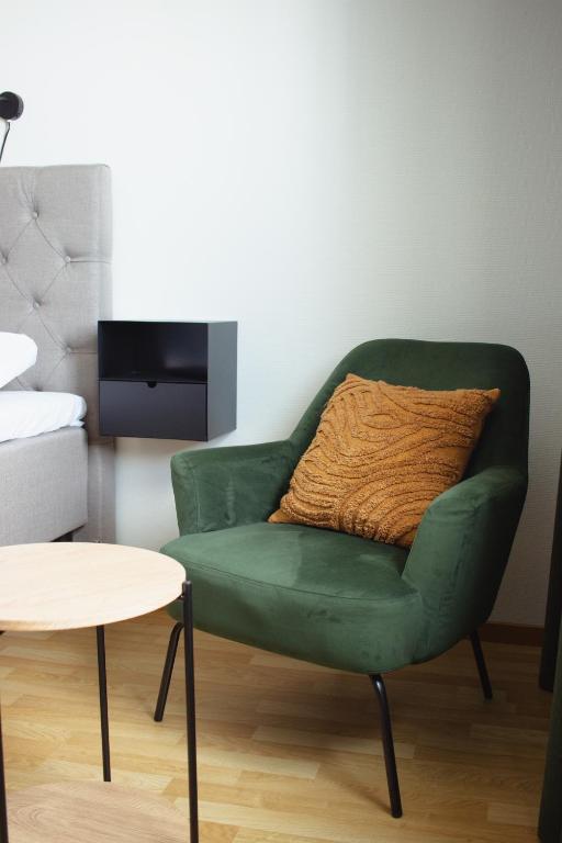 Posezení v ubytování Hornavan Hotell