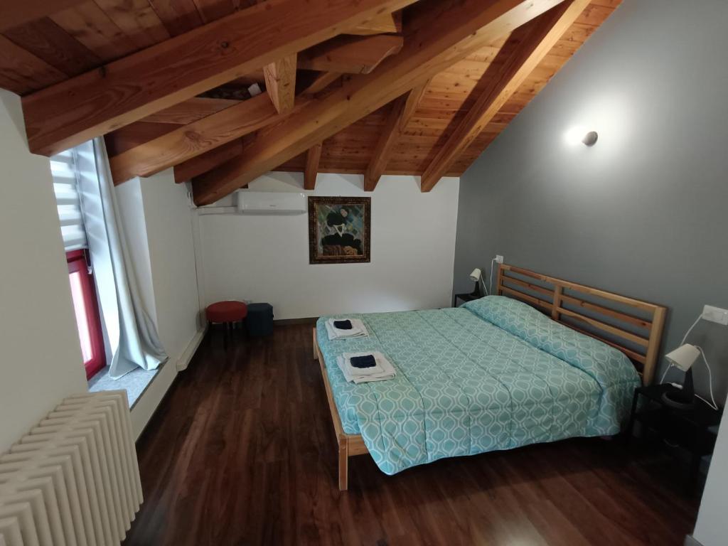 Posteľ alebo postele v izbe v ubytovaní Liberty House Alps