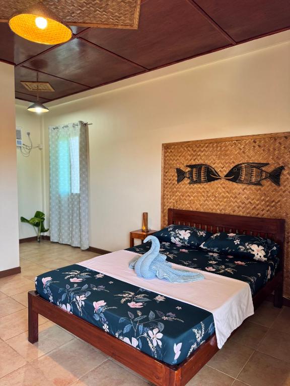 Postel nebo postele na pokoji v ubytování Villa Skanderbeg Guest House