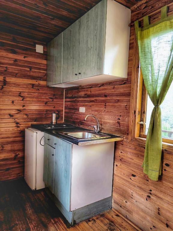 Kuchyň nebo kuchyňský kout v ubytování ARES Ecoresort