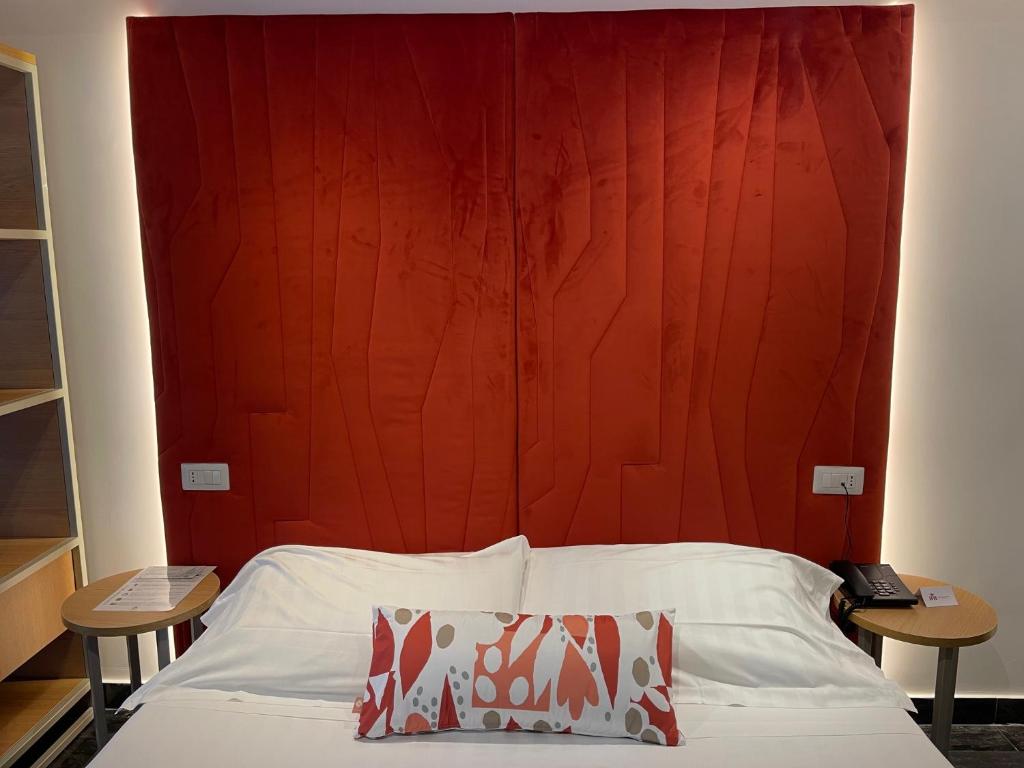 Postel nebo postele na pokoji v ubytování Hotel Sant'Elia