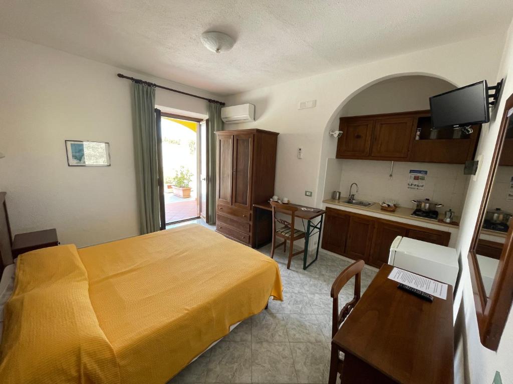 Kuchyň nebo kuchyňský kout v ubytování Residence Andrea a mare