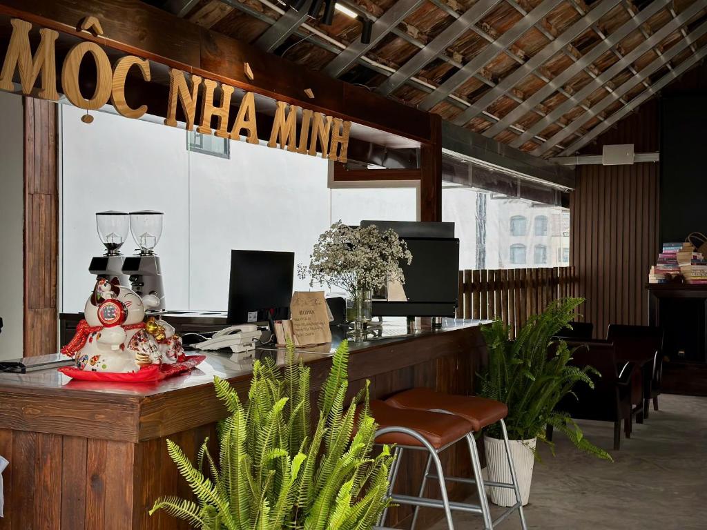 Restaurace v ubytování Moc Nha Minh Hotel Da Lat