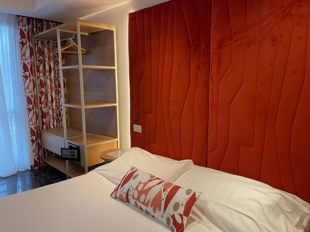Postel nebo postele na pokoji v ubytování Hotel Sant'Elia