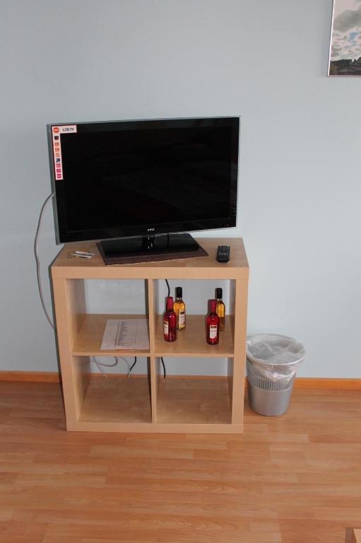 TV a/nebo společenská místnost v ubytování Hotel Birten