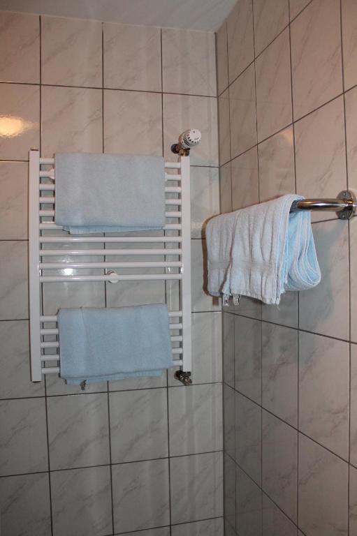 Koupelna v ubytování Hotel Birten