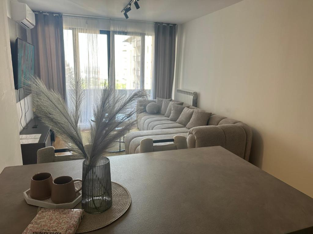 Posezení v ubytování Apartman S