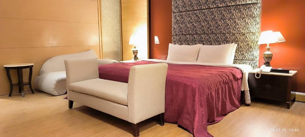 Postel nebo postele na pokoji v ubytování Shantis Motel