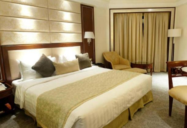 Postel nebo postele na pokoji v ubytování Hotel Star vel