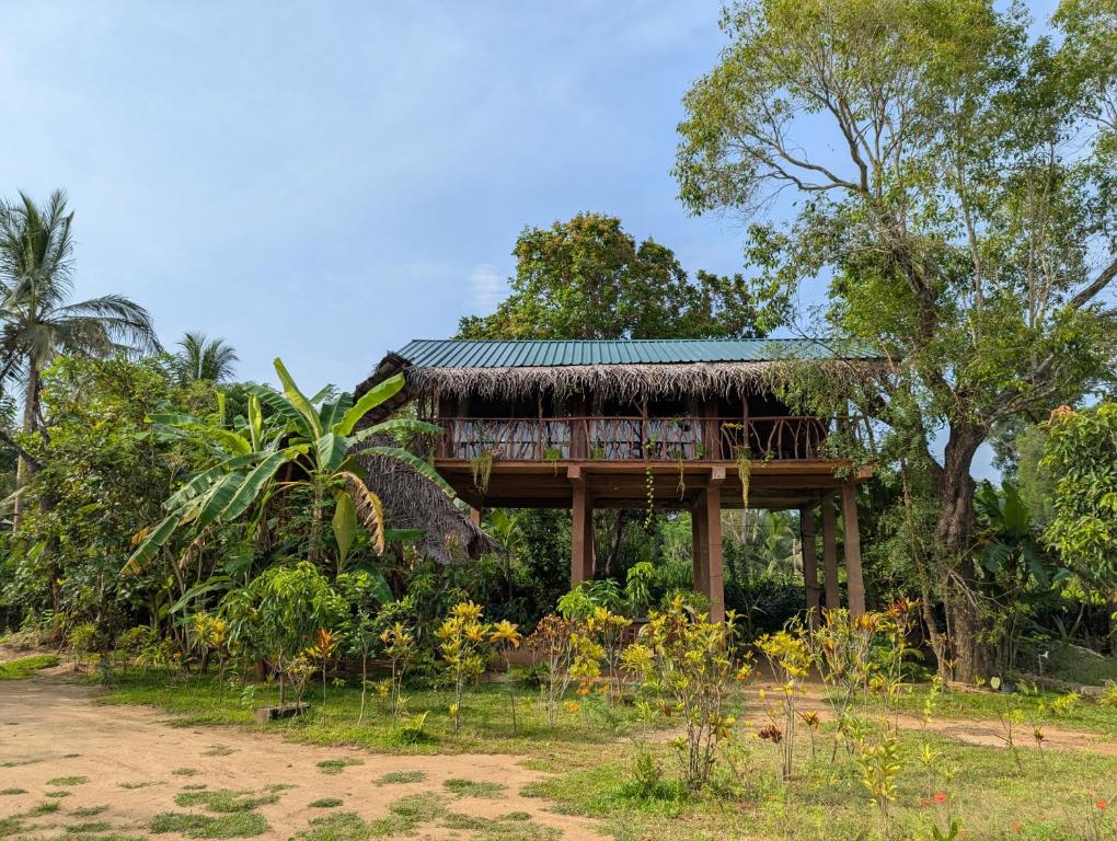 Zahrada ubytování Sigiriya Rock View Tree house