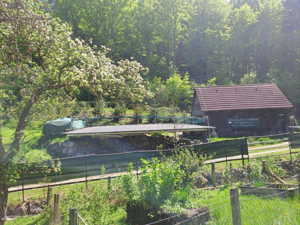 Zahrada ubytování Das Altsteirische Landhaus - La Maison de Pronegg - Feriendomizil im Biosphärenpark Wienerwald