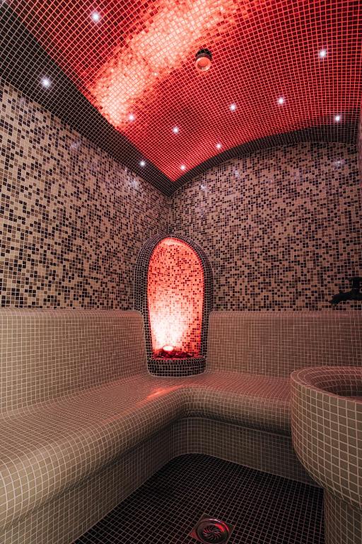 Posezení v ubytování Motel Delphin