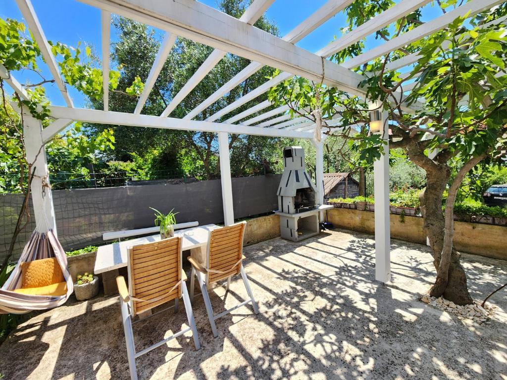 Zahrada ubytování Apartment Lucija