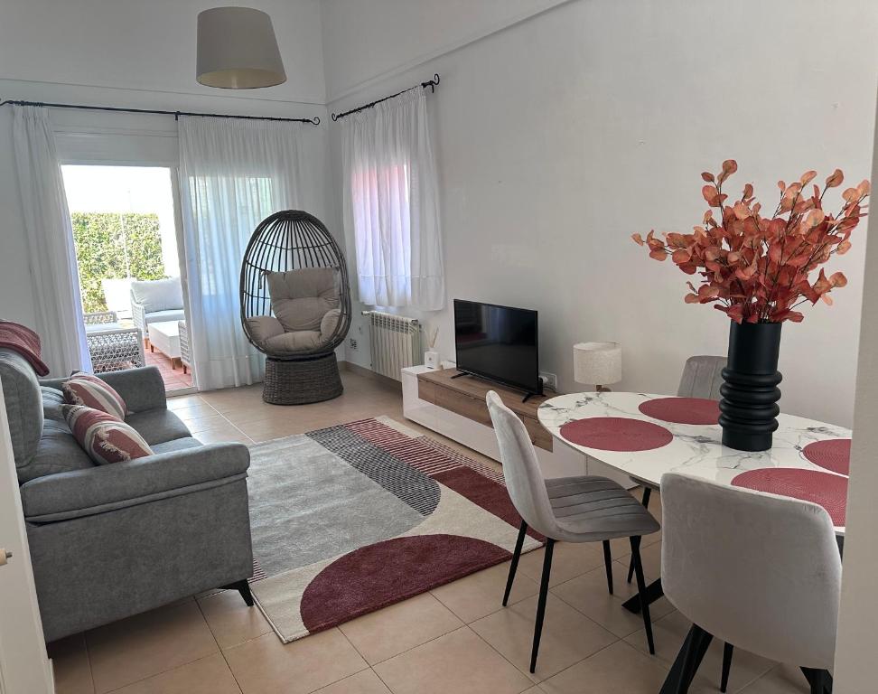 Posezení v ubytování Mar menor golf resort La villa castaño D Eric et Do