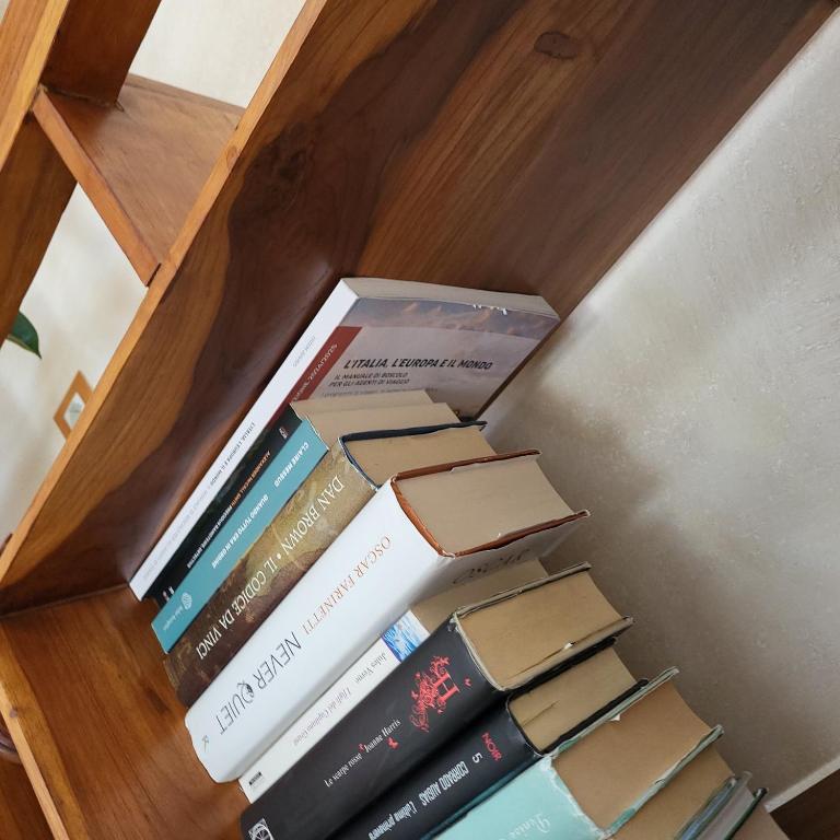 Knihovna v apartmánu