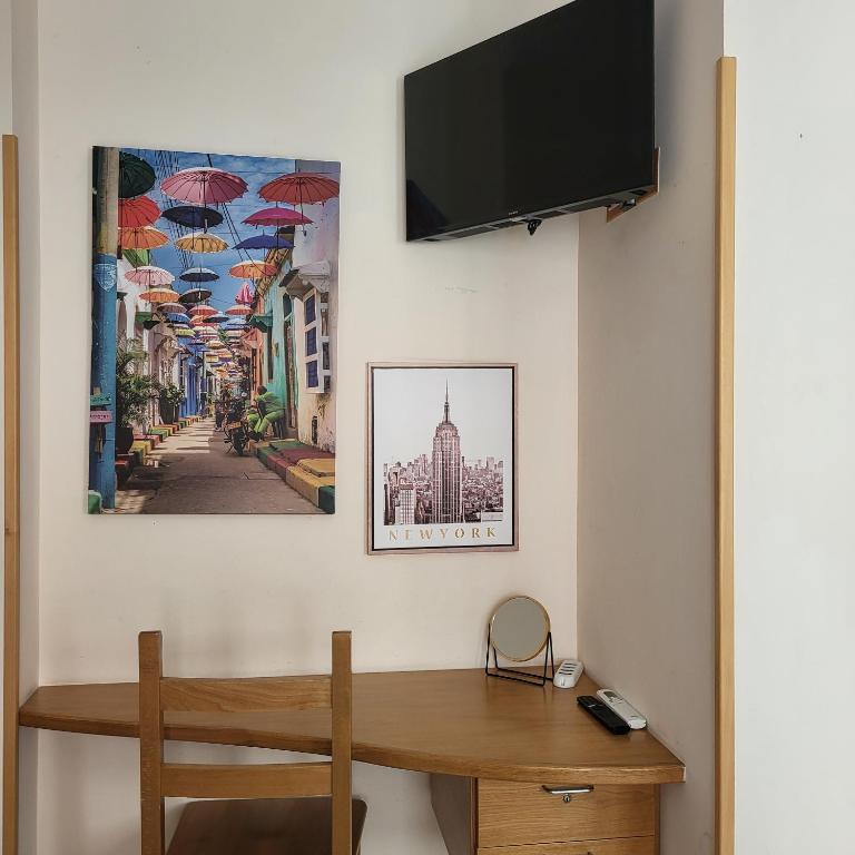 TV a/nebo společenská místnost v ubytování La torre