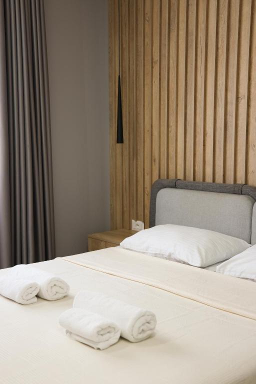 Postel nebo postele na pokoji v ubytování Sol Hotel