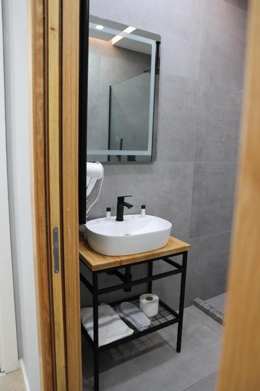 Koupelna v ubytování Sol Hotel