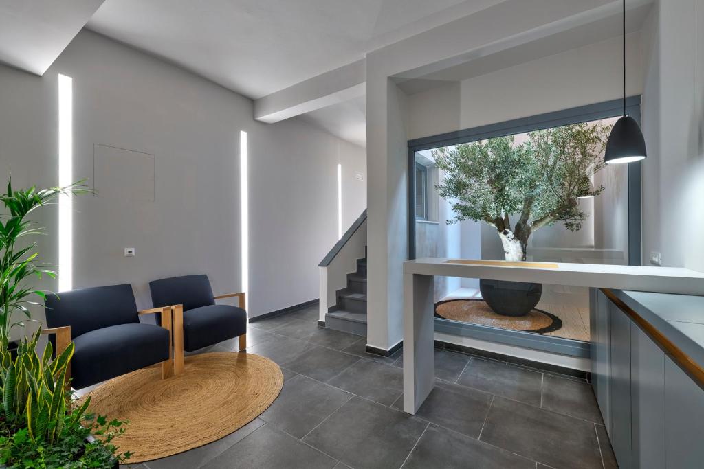 Posezení v ubytování Naves Suites