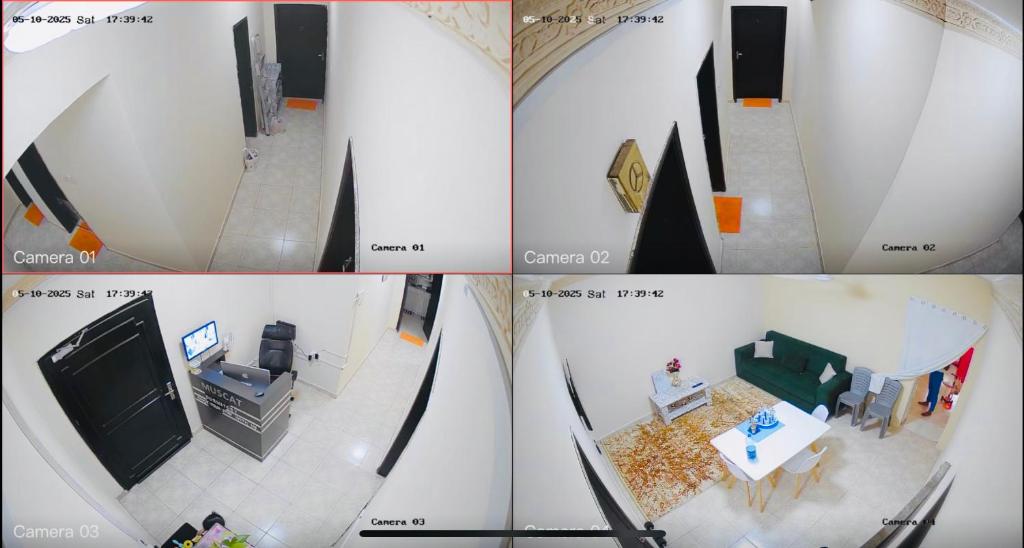TV a/nebo společenská místnost v ubytování Muscat Dormitory Male&Female
