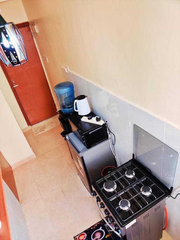 Kuchyň nebo kuchyňský kout v ubytování Reigns cozy corner
