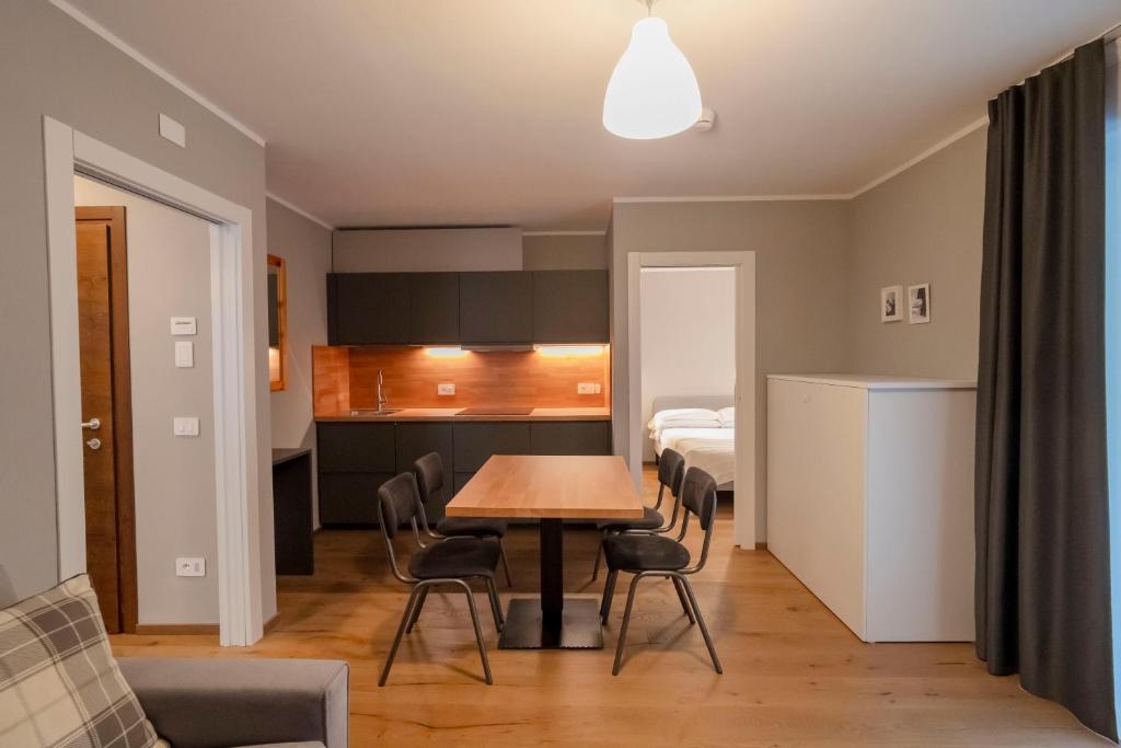 Kuchyň nebo kuchyňský kout v ubytování Condhotel Fanti