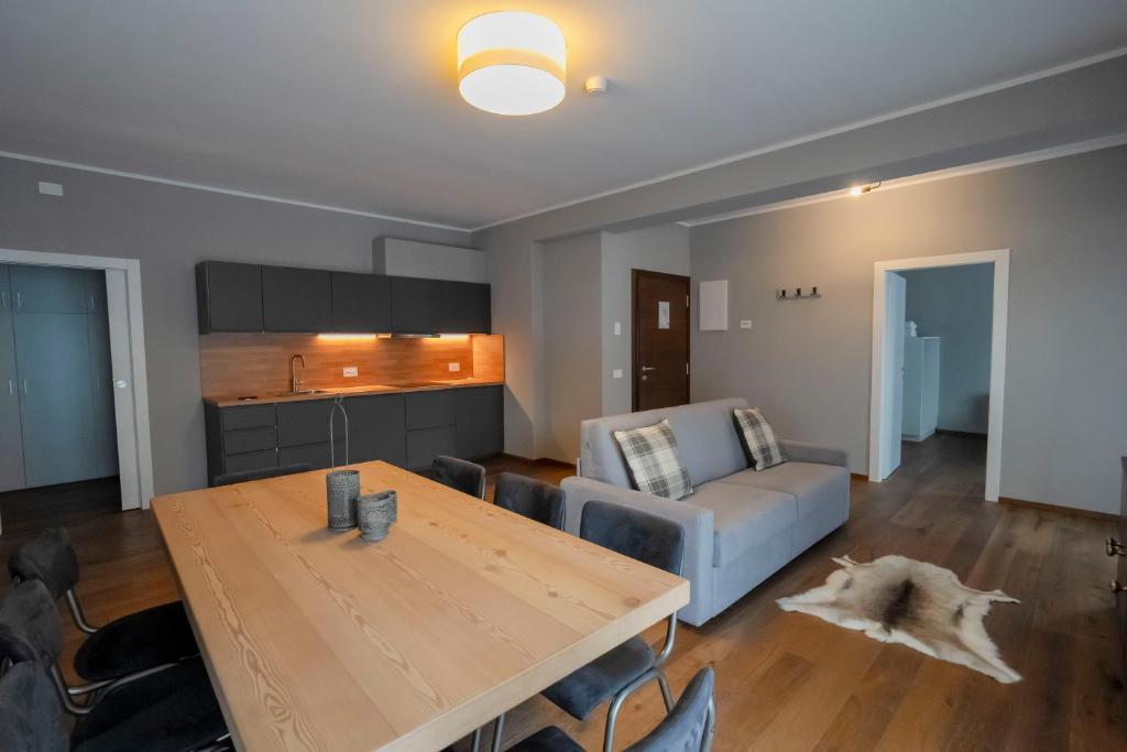 Kuchyň nebo kuchyňský kout v ubytování Condhotel Fanti