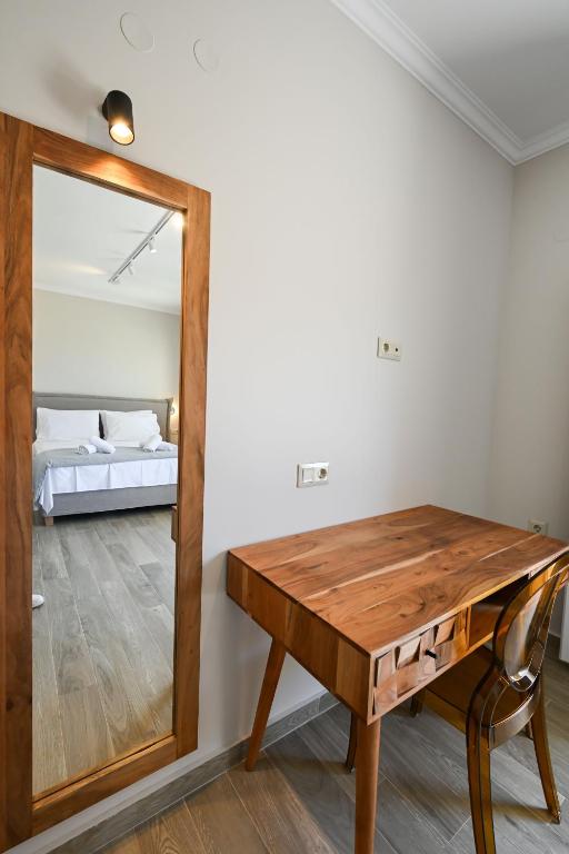 Postel nebo postele na pokoji v ubytování Lainas Sea View Lefkada