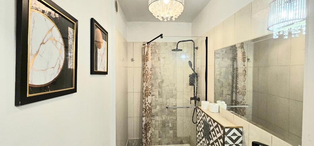 Koupelna v ubytování Noclegi - dla firm - indywidualne - Inowrocław