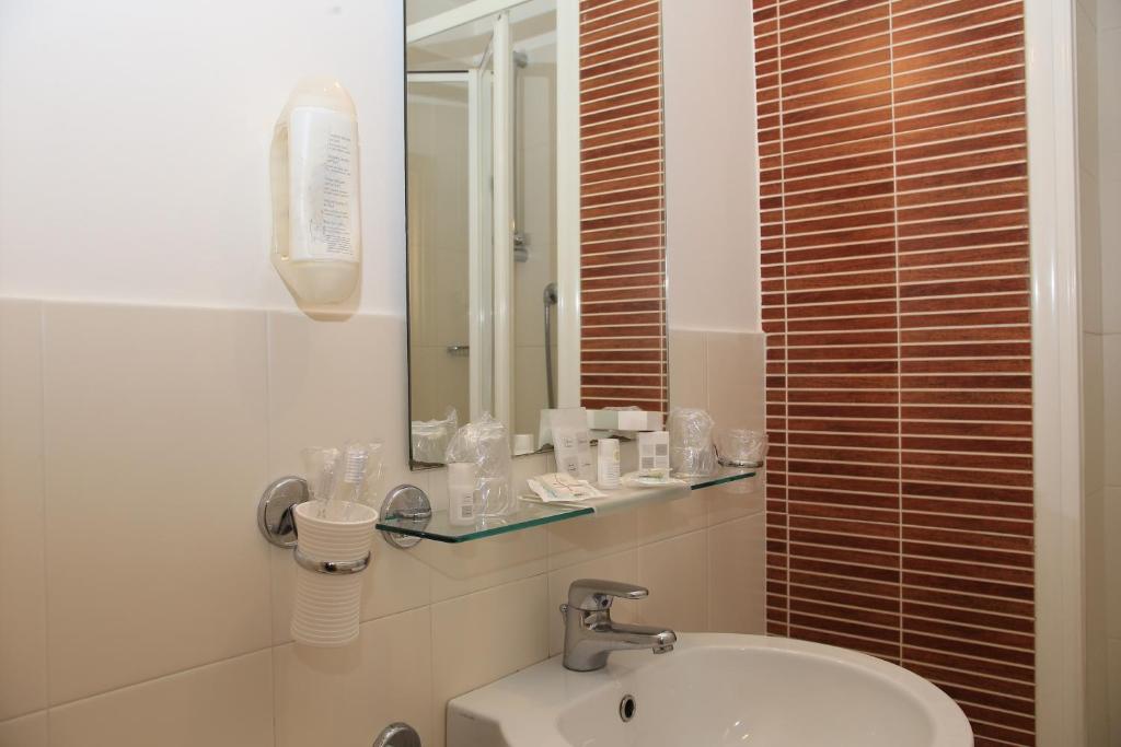 Koupelna v ubytování Hotel Sisto V