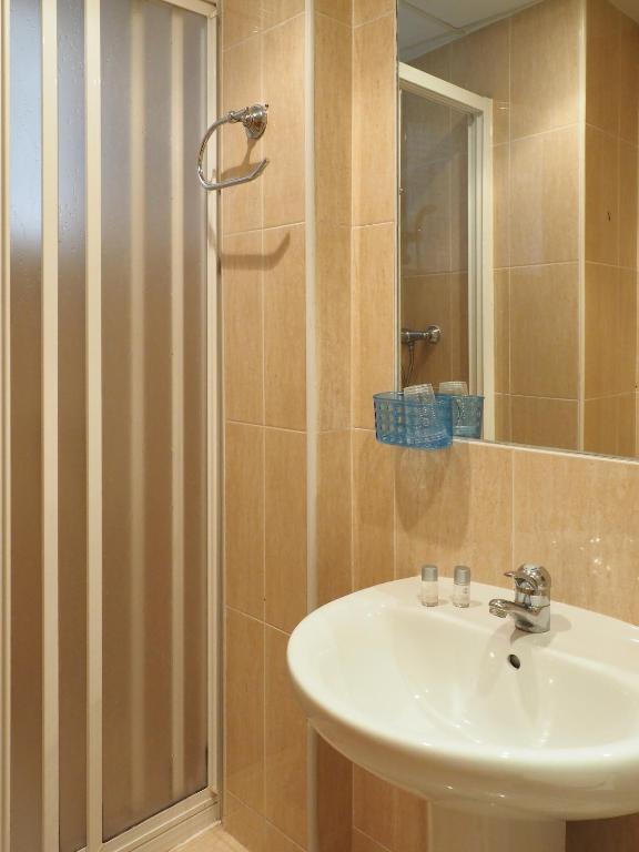 Koupelna v ubytování Hostal El Cartero