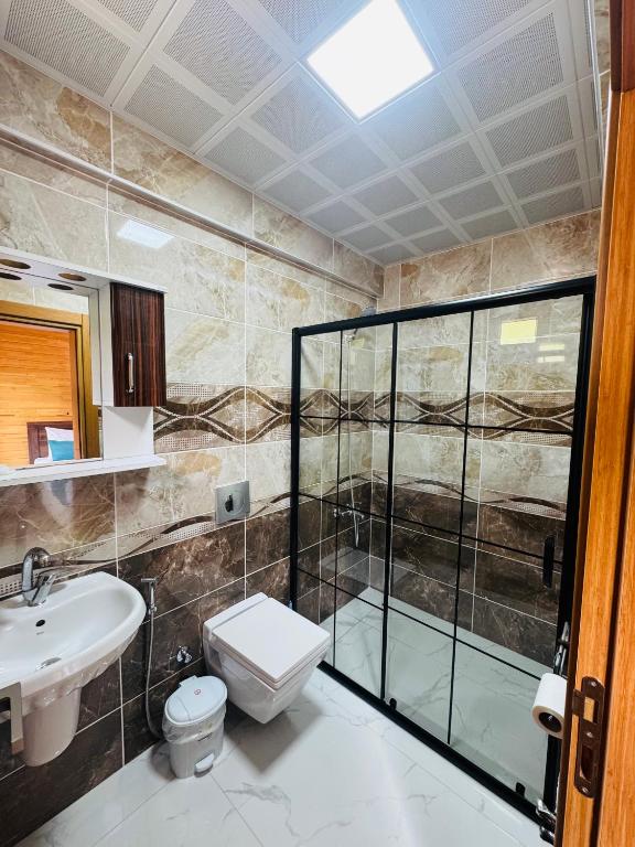Koupelna v ubytování Şimo Suite Otel