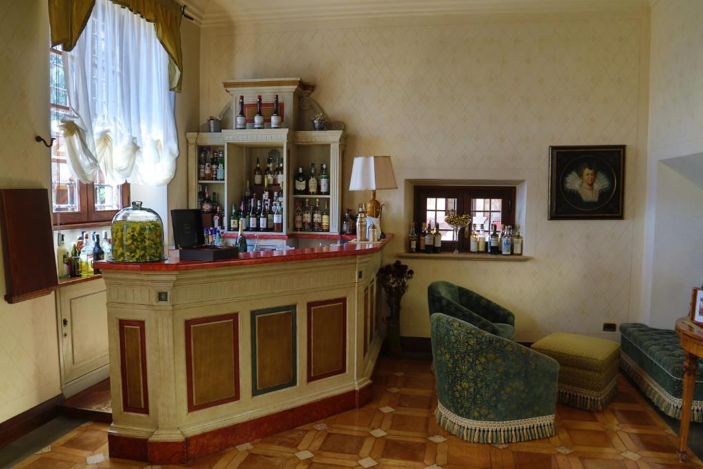 Nápoje v ubytování Hotel La Collegiata