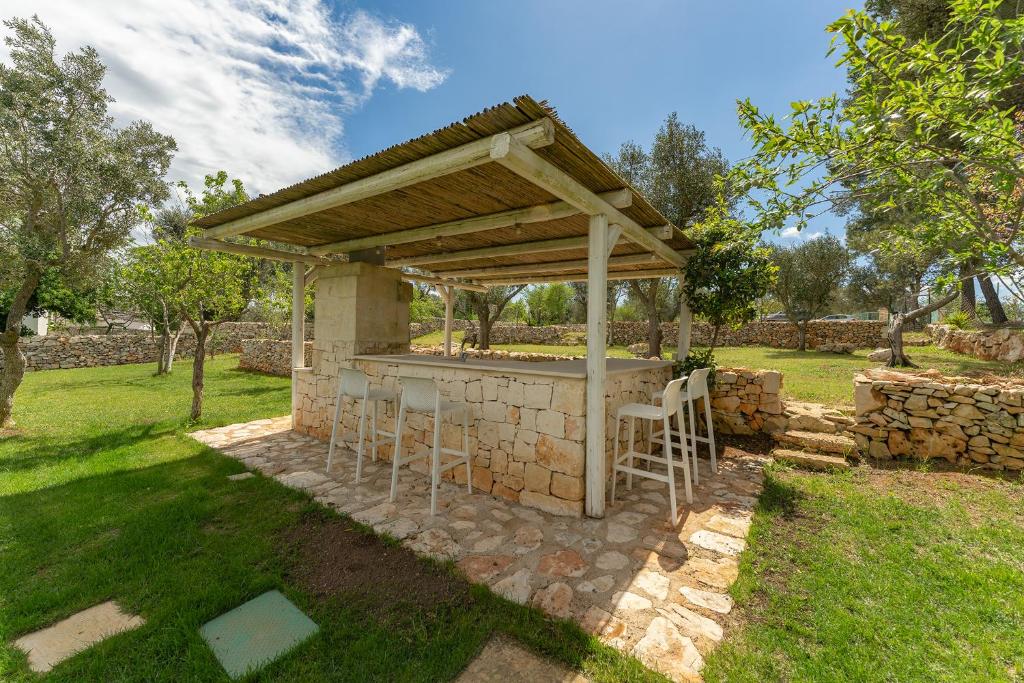 Ogród w obiekcie Trullo turchese Fabiola