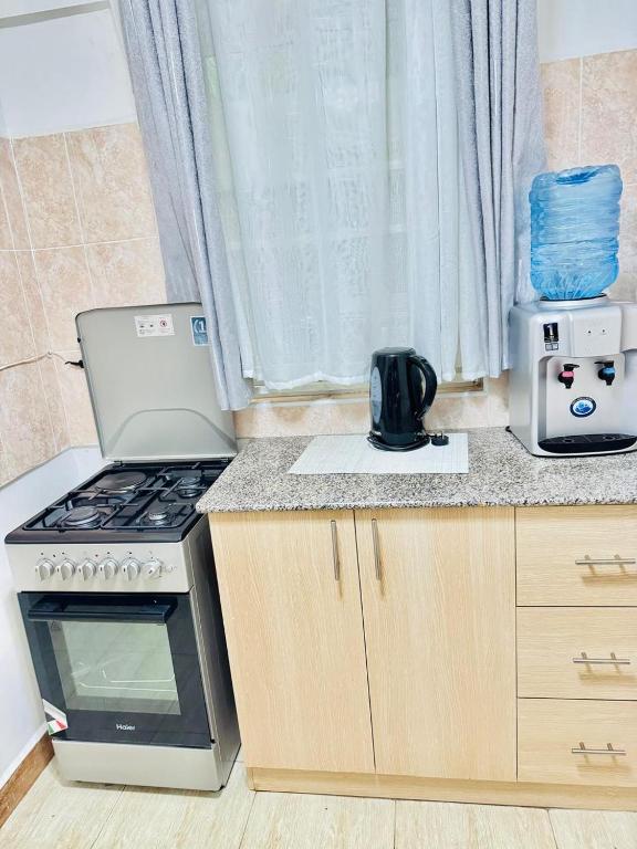 Kuchyň nebo kuchyňský kout v ubytování Serene escapade