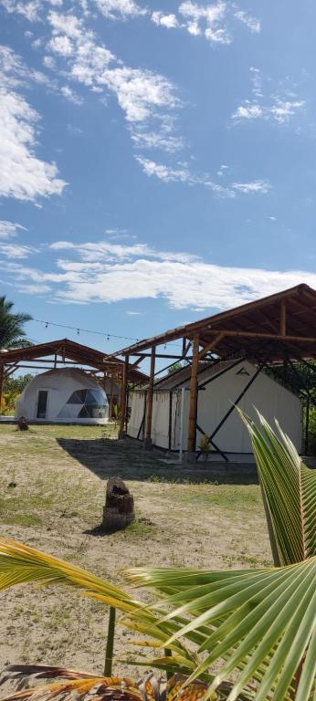 Příroda nedaleko luxury tent