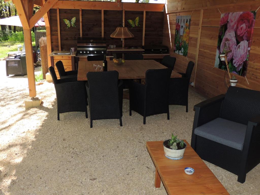 Posezení v ubytování Chambre d'hôte L'Arrivée