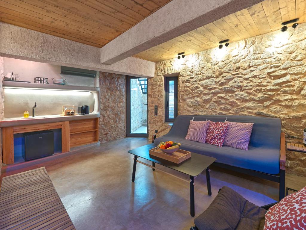 Kuchyň nebo kuchyňský kout v ubytování Sea View Garden Suites