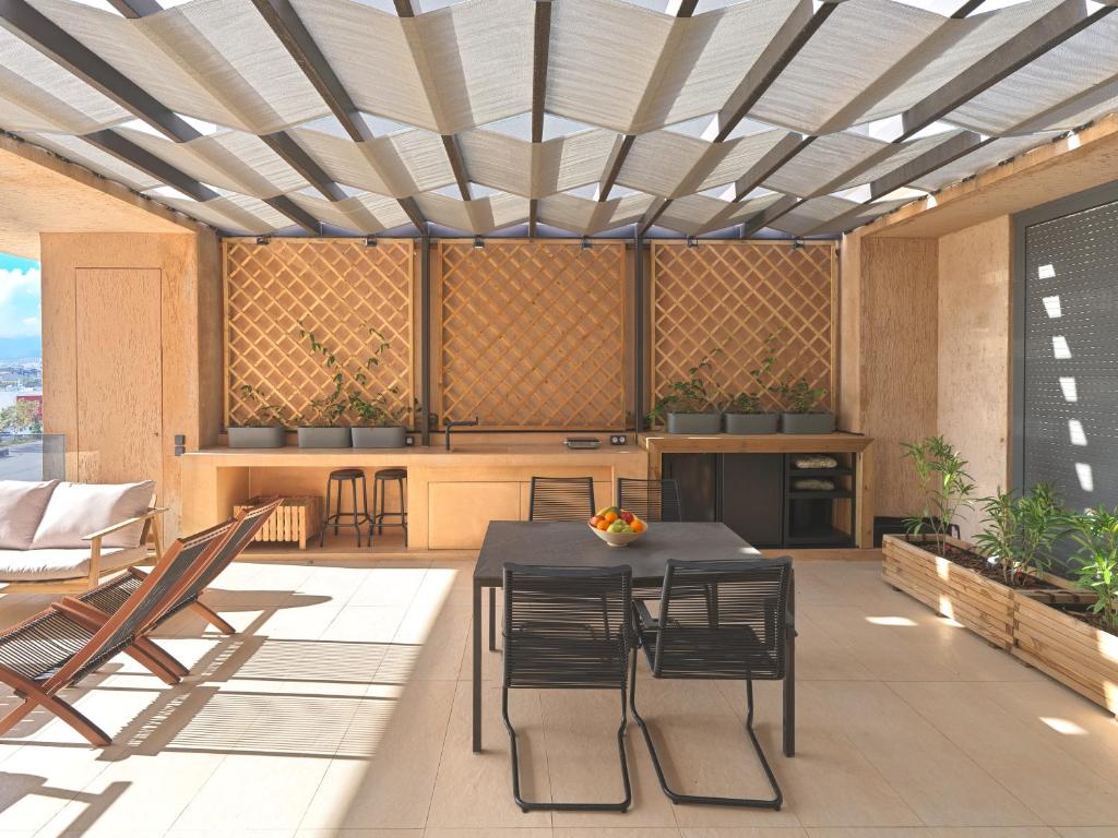 Posezení v ubytování Sea View Garden Suites