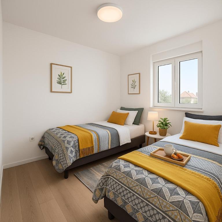 Posteľ alebo postele v izbe v ubytovaní Apartment Birgir in Sukosan