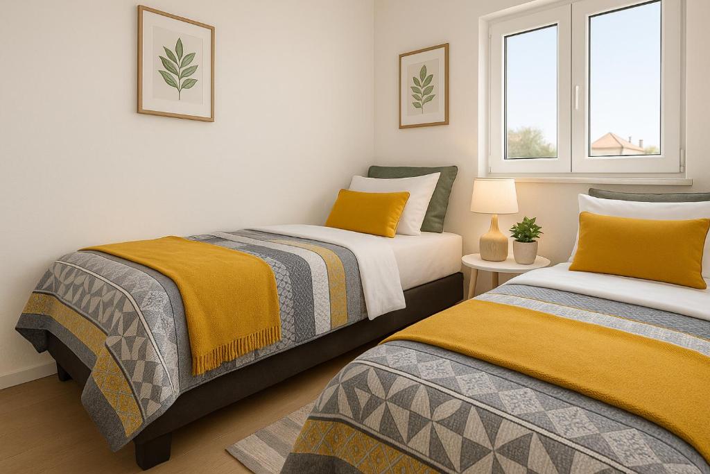Posteľ alebo postele v izbe v ubytovaní Apartment Birgir in Sukosan