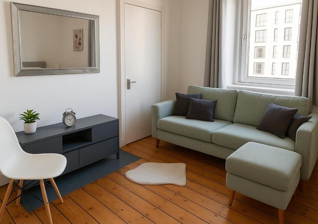 Χώρος καθιστικού στο Comfy 2BR Flat - Near City Centre - Great Value Stay & Free Parking