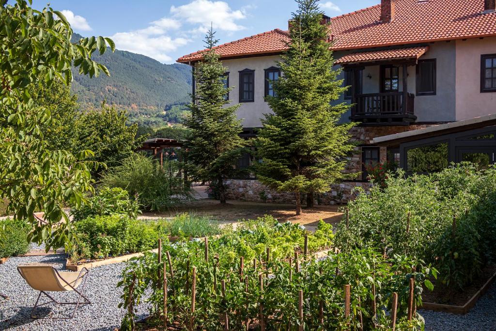 Nespecifikovaný výhled na hory nebo výhled na hory při pohledu z hotelu