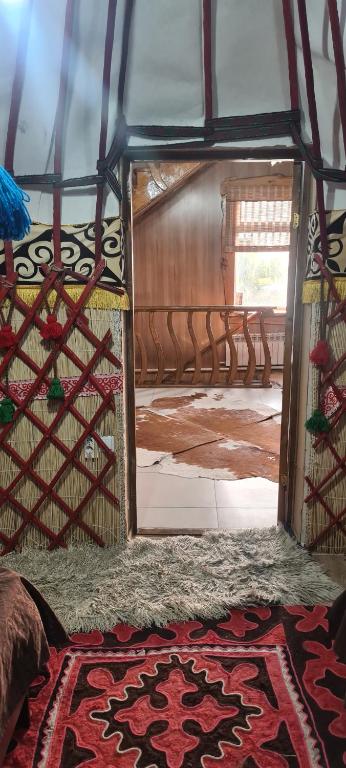 Postel nebo postele na pokoji v ubytování Кереге-Таш
