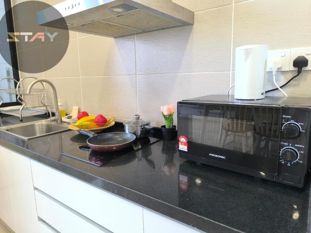 Kuchyň nebo kuchyňský kout v ubytování DP 6Pax Family Stylish Comfort Legoland By STAY