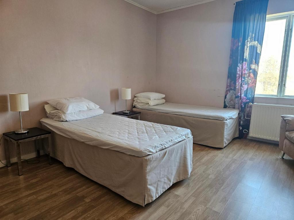 Postel nebo postele na pokoji v ubytování Lilla Castellet