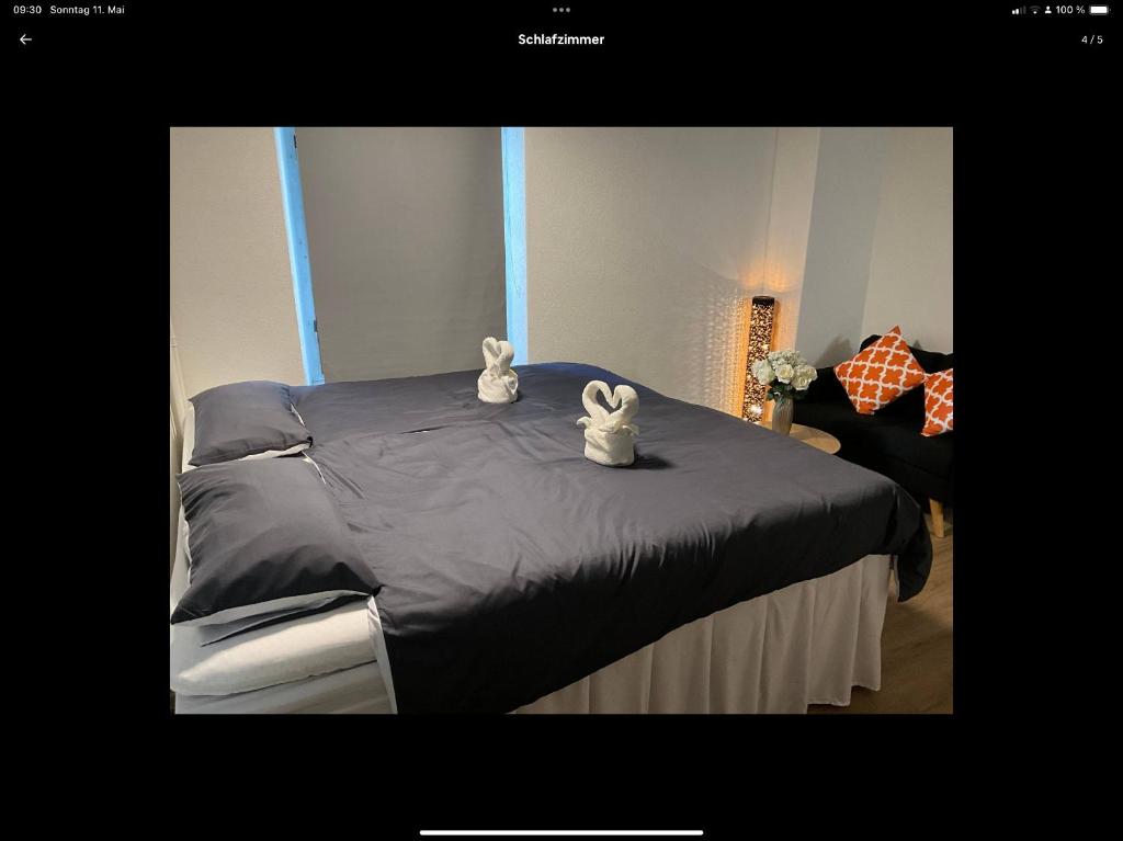 Postel nebo postele na pokoji v ubytování Andaman 1 Zimmer Wohnung
