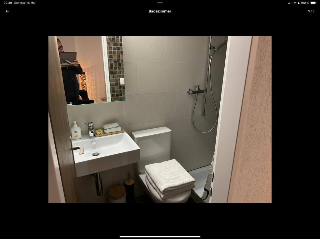 Koupelna v ubytování Andaman 1 Zimmer Wohnung